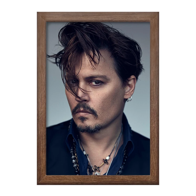 تابلو خندالو طرح جانی دپ Johnny Depp  کد 3292