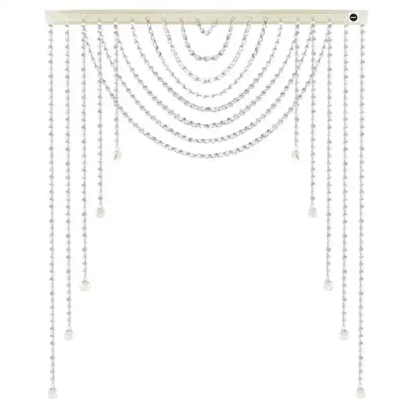 پرده آریا کریستال مدل آریانا سایز 100x100 سانتی متر