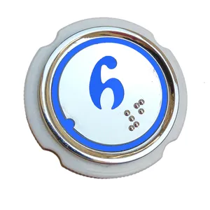 شستی احضار کابین آسانسور آلومین لیفت مدل AL7002-6B