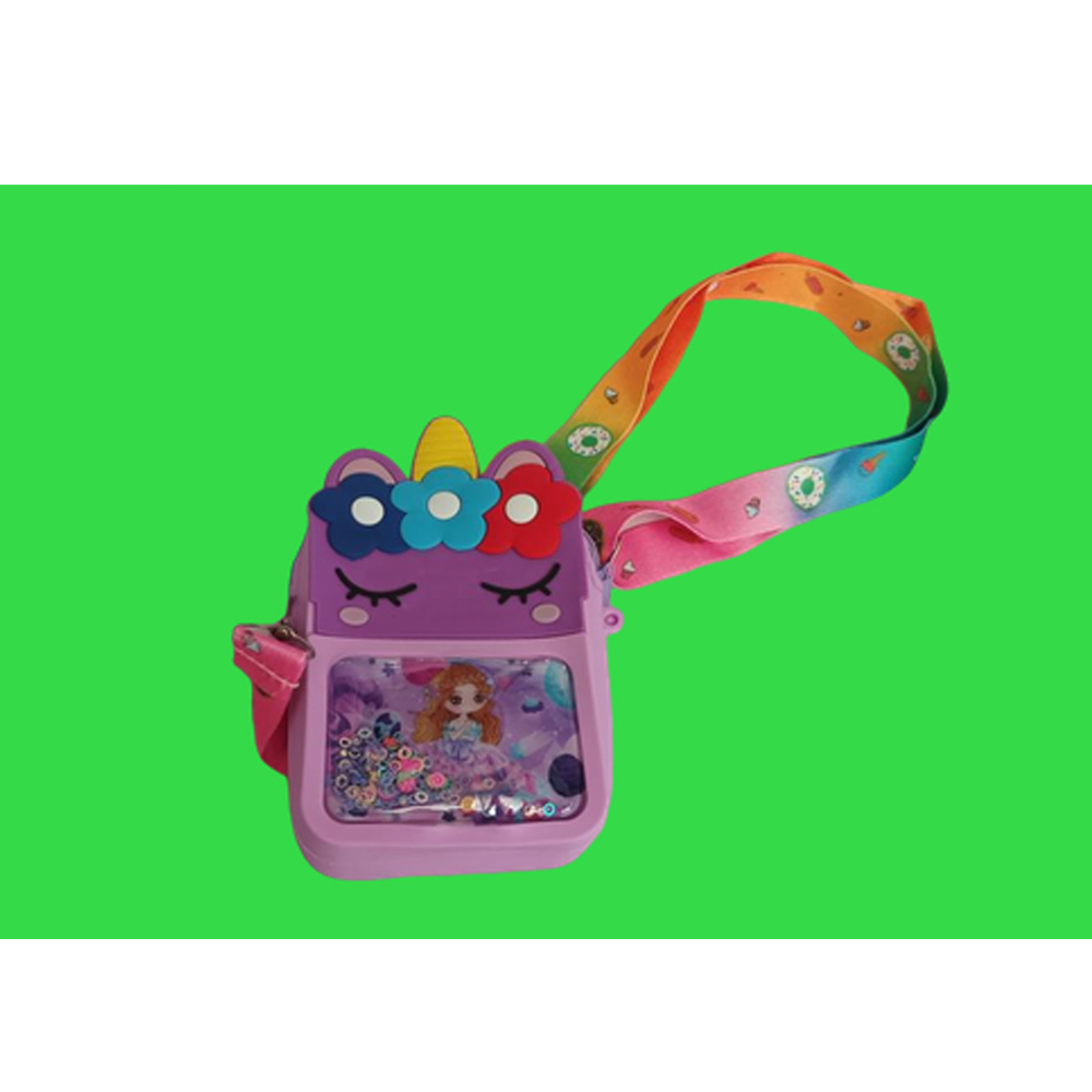 کیف رودوشی دخترانه مدل سیلیکونی آکواریومی فانتزی کد m01