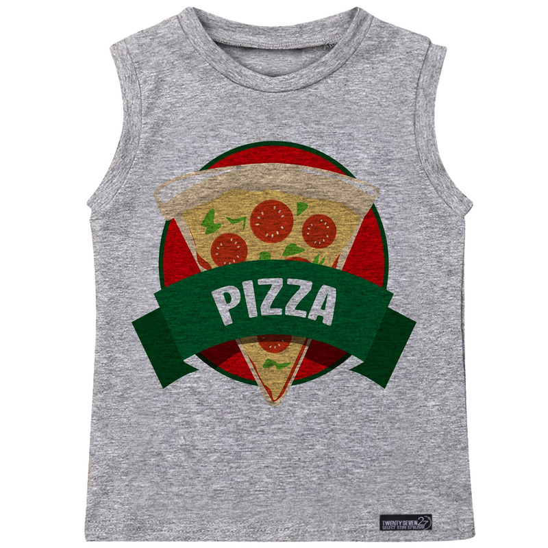 تاپ پسرانه 27 مدل Pizza Green کد MH258