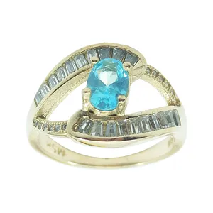 انگشتر زنانه مدل توپاز کد ys-As2