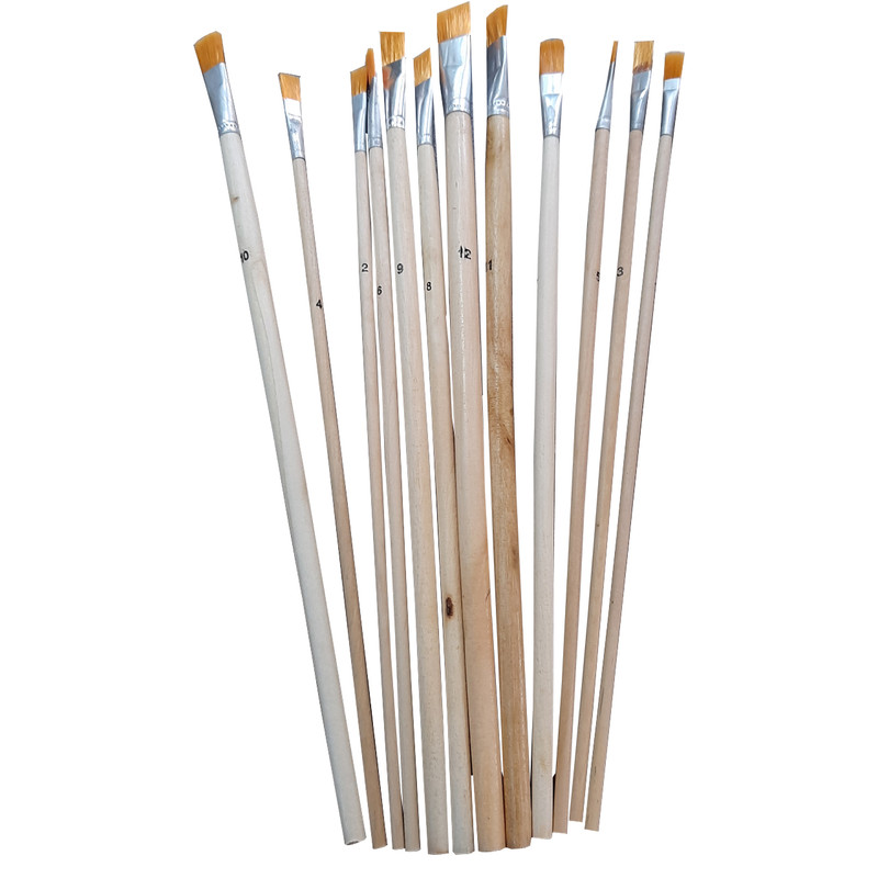 قلم مو تخت کد 12 مجموعه 12 عددی