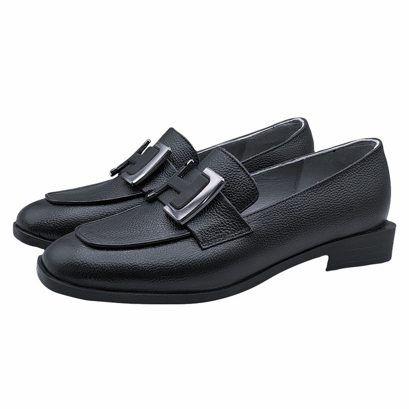 کفش زنانه چرم پرسیس مدل 05 رنگ مشکی