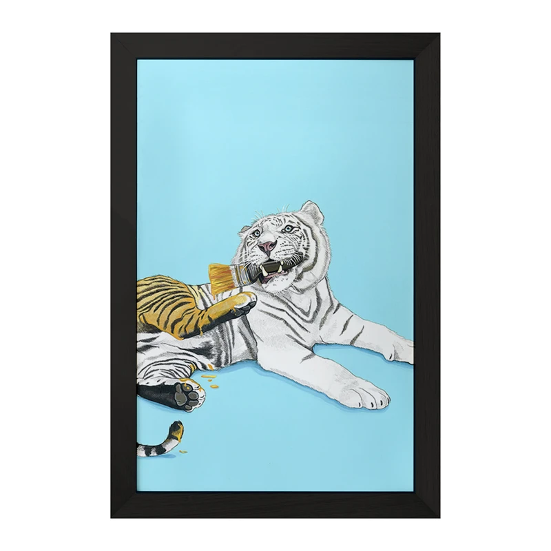 تابلو خندالو مدل ببر کد F150