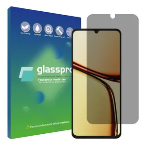 Glasspro Resistant model Privacy screen protector suitable for Realme C61 mobile phone