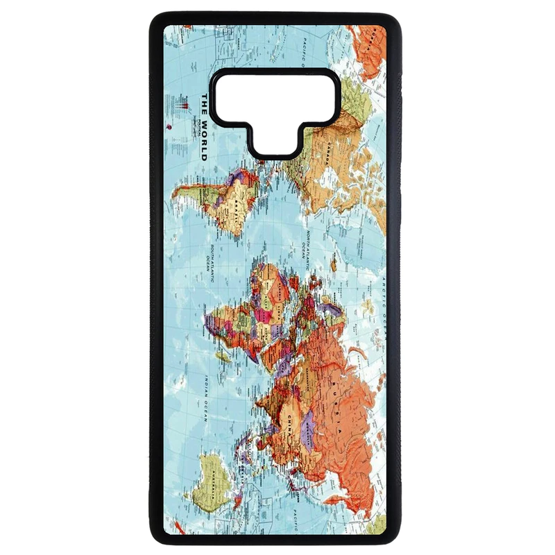 کاور طرح نقشه کد 110411 مناسب برای گوشی موبایل سامسونگ galaxy note 9