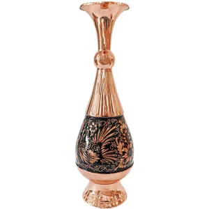 گلدان مسی مدل الماس تراش کد RA