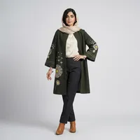 مانتو زیر زانو زنانه السانا مدل پریسان کد 2503