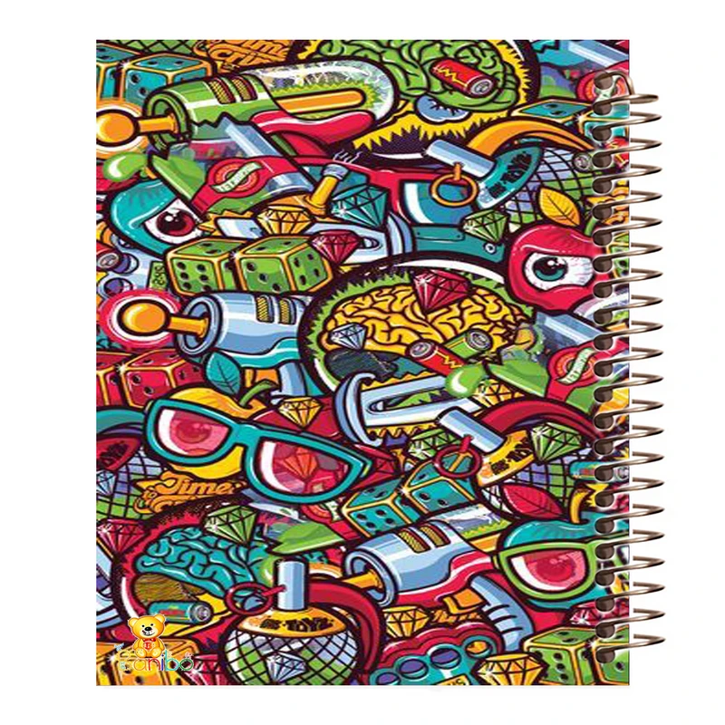 دفتر نقاشی 100 برگ سیمی بانیبو مدل میکس فانتزی کد 4714