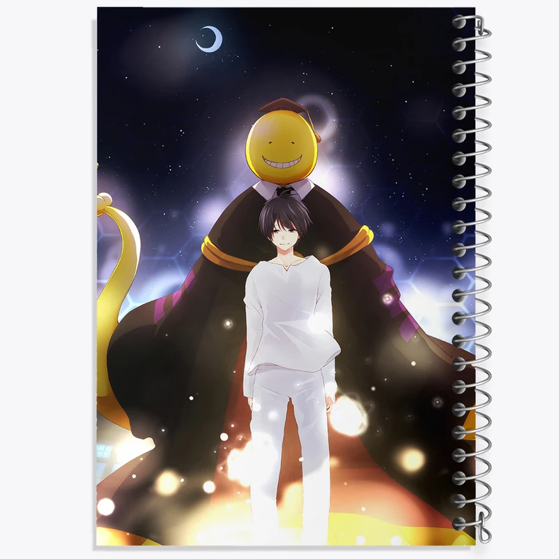 دفتر شطرنجی 50 برگ خندالو مدل کورو سنسی انیمه کلاس آدمکشی کد 32070