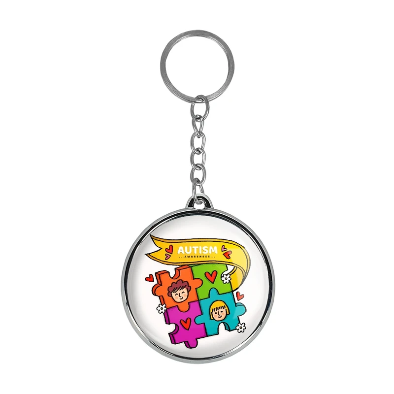 جاکلیدی خندالو طرح اتیسم Autism مدل دوطرفه کد 2675226753