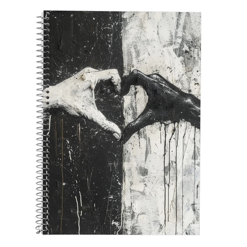 دفتر زبان 50 برگ مدوپد طرح عاشقانه love کد DF14302