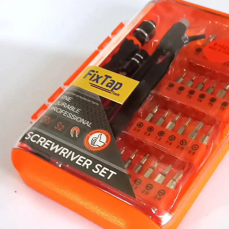 پیچ گوشتی موبایلی فیکس تاپ تولز مدل FIX-32 مجموعه 32 عددی