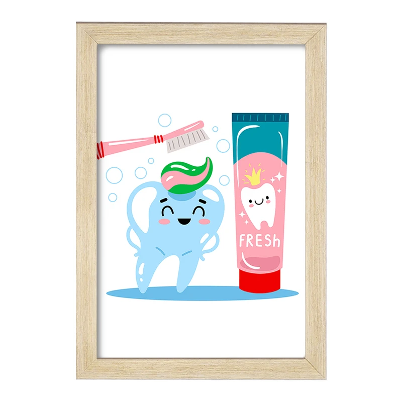 تابلو خندالو مدل دندان و دندانپزشکی کودکانه کد 27766