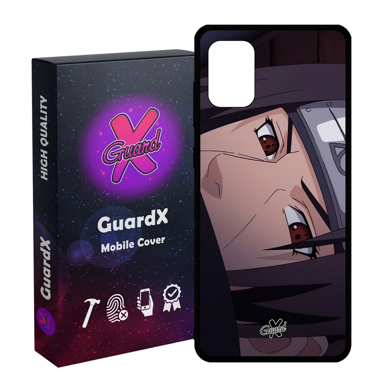 کاور گارد ایکس طرح Itachi Anime مدل Glass10475 مناسب برای گوشی موبایل سامسونگ Galaxy A51 4G