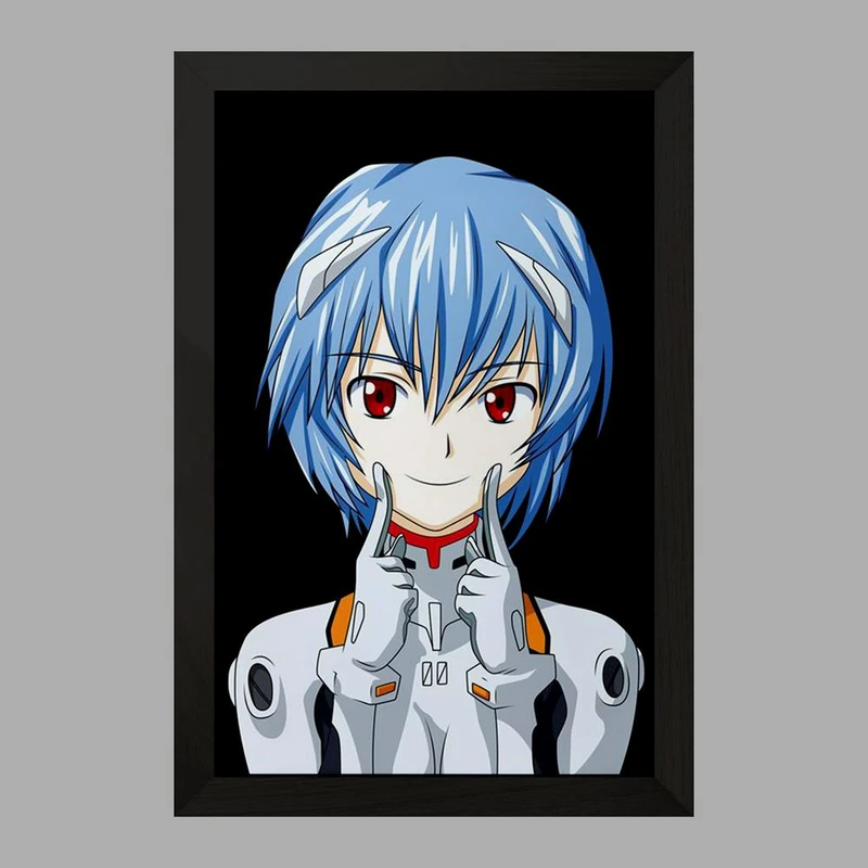 تابلو خندالو مدل ری آیانامی انیمه اونگلیون  کد 13808