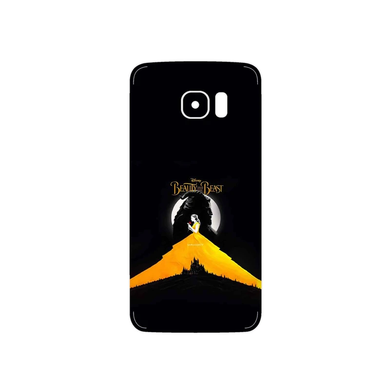 برچسب پوششی ماهوت مدل Beauty and the Beast مناسب برای گوشی موبایل سامسونگ Galaxy S7 Edge