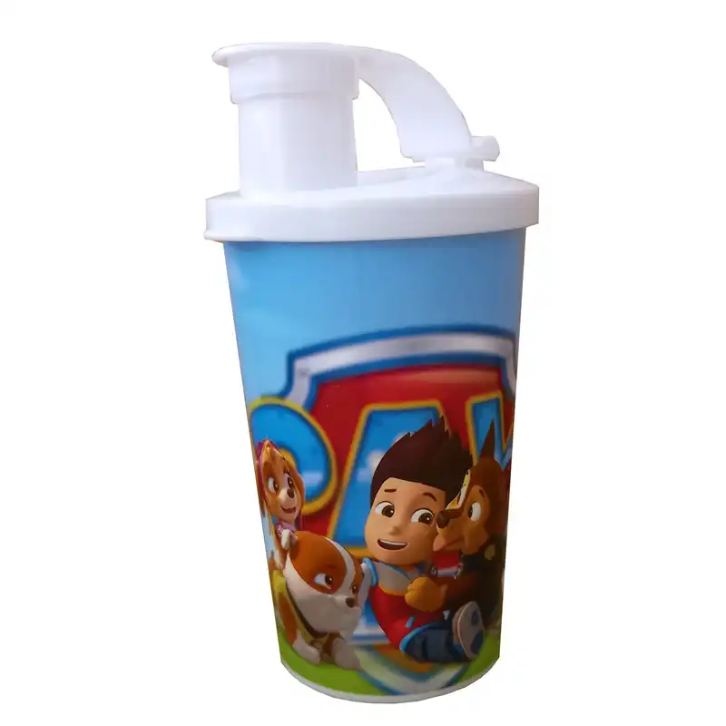 لیوان کودک طرح سگ نگهبان و مینیون کد 2 مجموعه 2 عددی