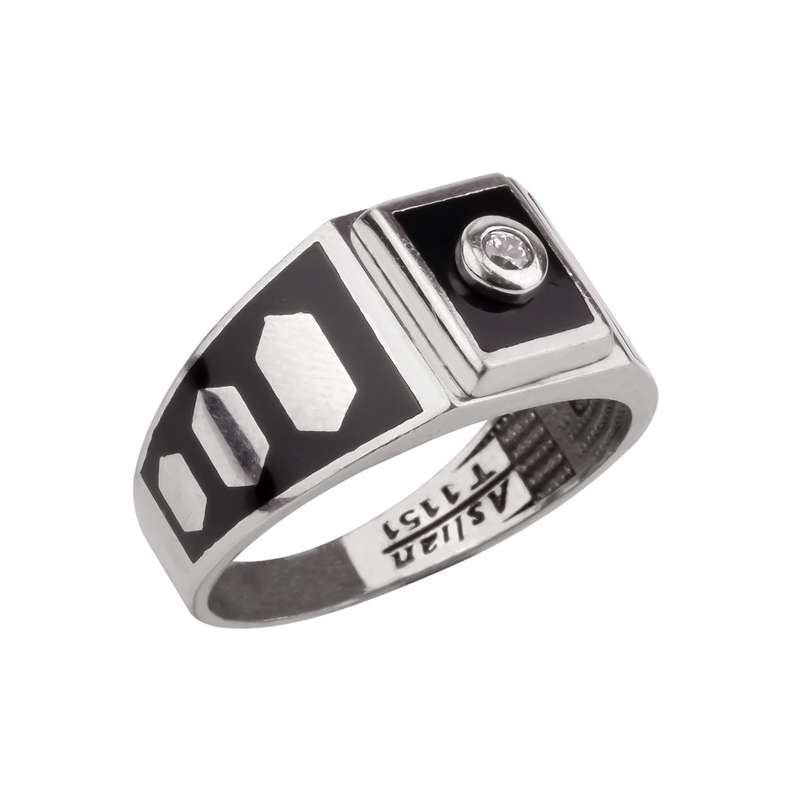 انگشتر نقره مردانه مدل 20873