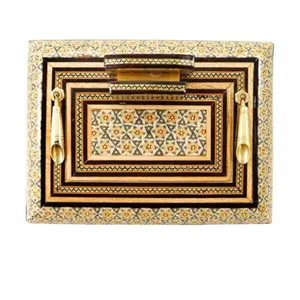 قلمدان خاتم کاری مدل اصفهان کد22