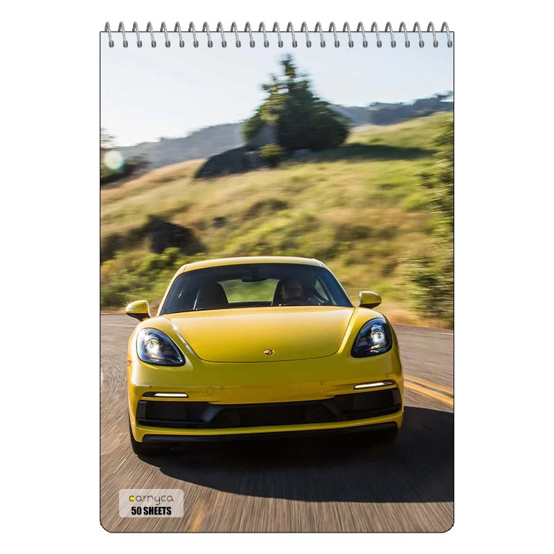 دفتر نقاشی 50 برگ سیمی کارنیکا طرح پورشه Porsche کد 69741