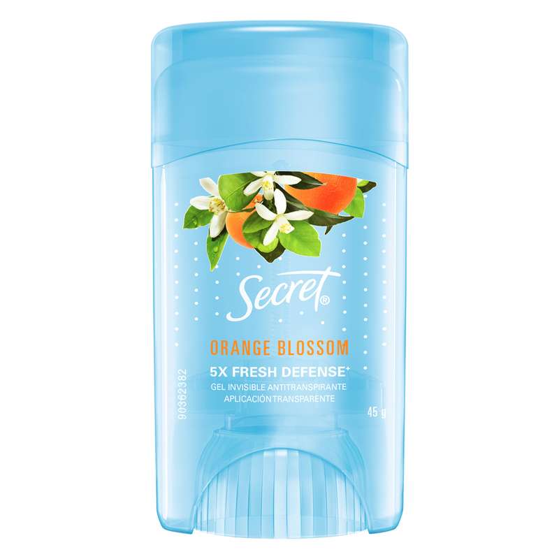 ژل شفاف ضد تعریق زنانه سکرت مدل ORANGE وزن 45 گرم