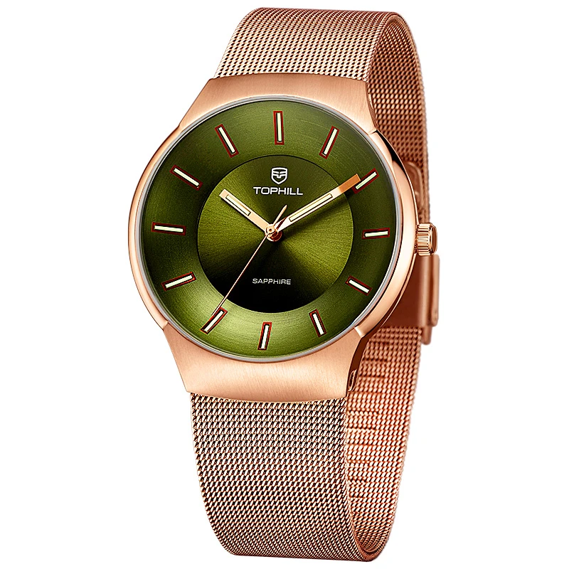 ساعت مچی عقربه‌ای کوارتز مردانه تاپ هیل مدل AST005G.S3A52