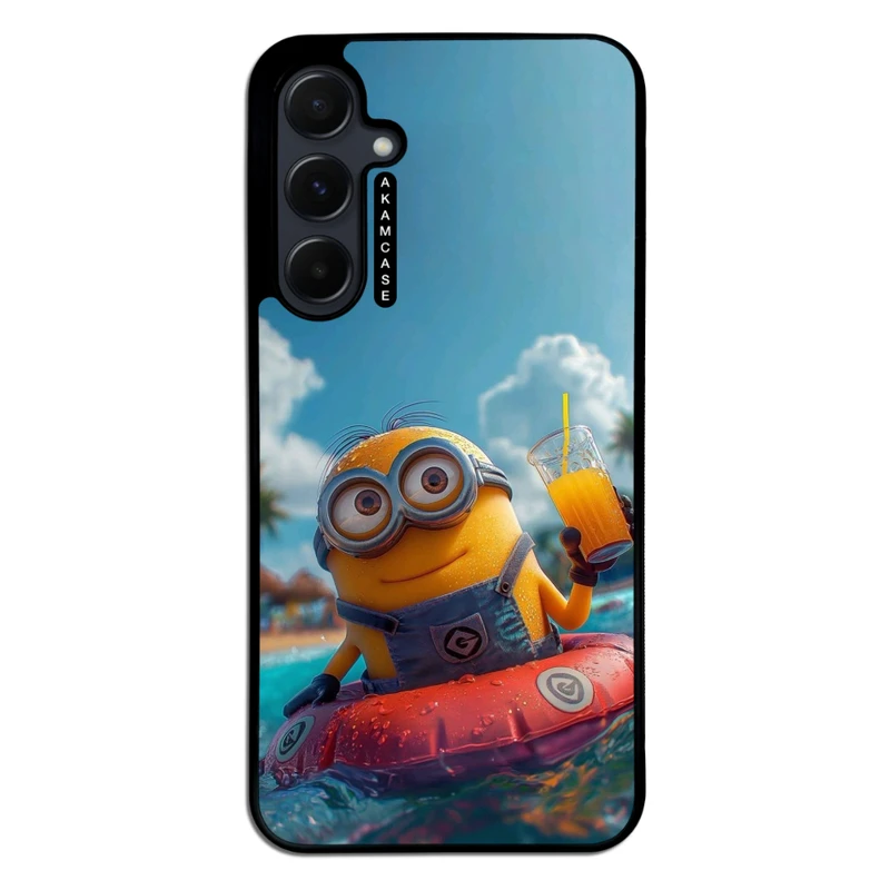 کاور آکام مدل AMC-WSGA55-MINIONS5 مناسب برای گوشی موبایل سامسونگ Galaxy A55