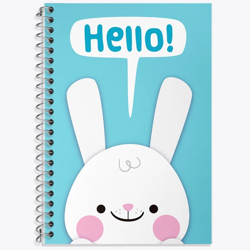 دفتر لغت 50 برگ خندالو طرح خرگوش بامزه کد F2001