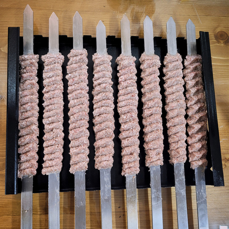 سینی کباب زن مدل سیخ چین کد VN 821