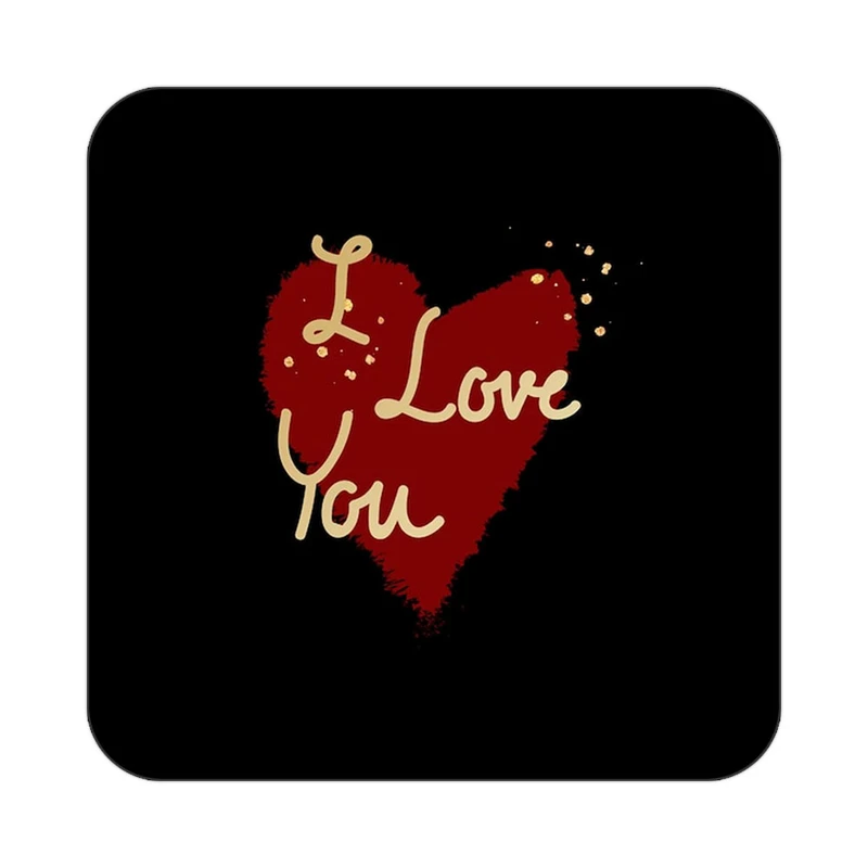 زیر لیوانی کاکتی طرح عاشقانه مدل mp40353