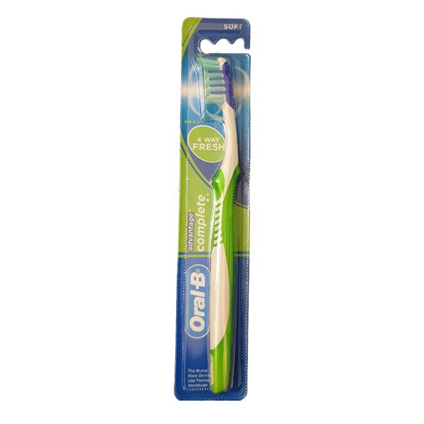 مسواک اورال-بی سری advantage complete مدل 4WAY FRESH با برس نرم -  - 3