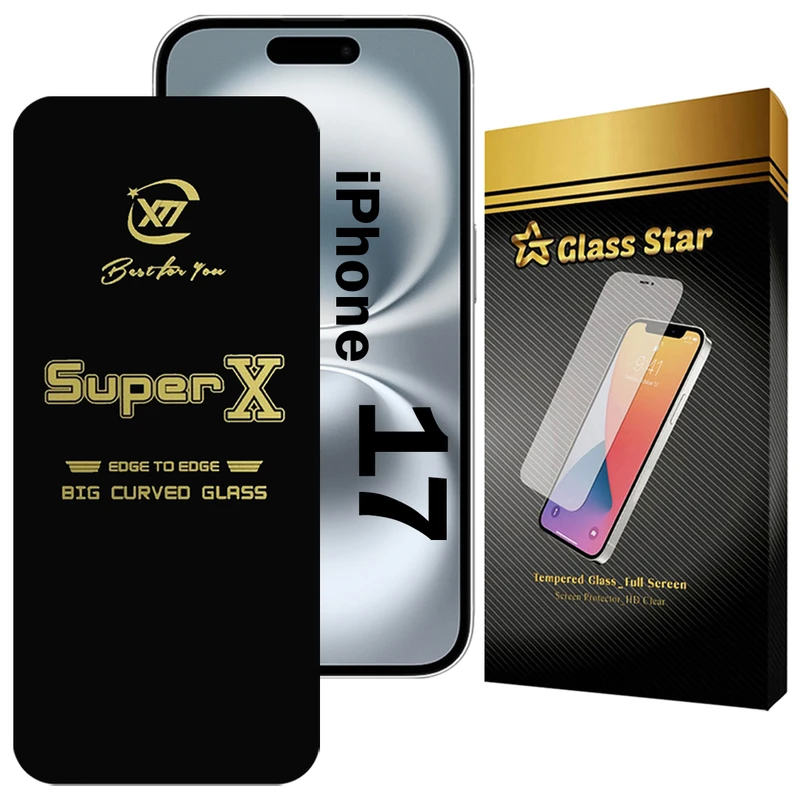 محافظ صفحه نمایش گلس استار مدل SUPXG20 مناسب برای گوشی موبایل اپل iPhone 17