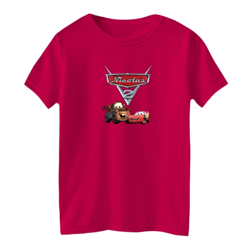 تی شرت اورسایز بچگانه مدل ماشین ها کد01