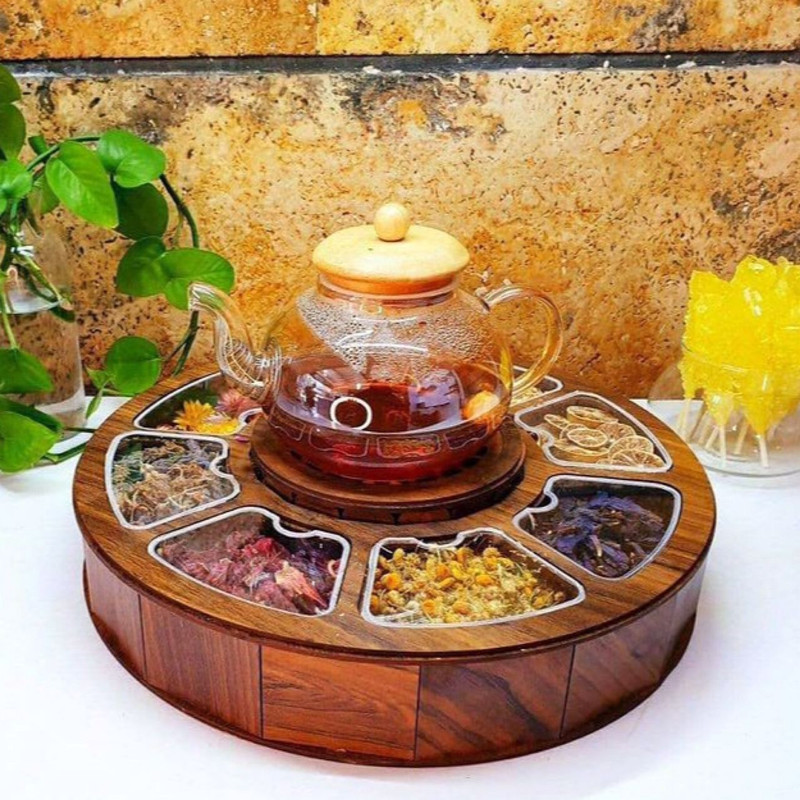 جعبه پذیرایی مدل 8 خانه وارمر دار