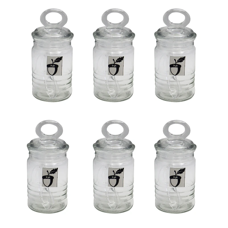 ست جای ادویه 6 پارچه مدل بلوط کد YP-200ML