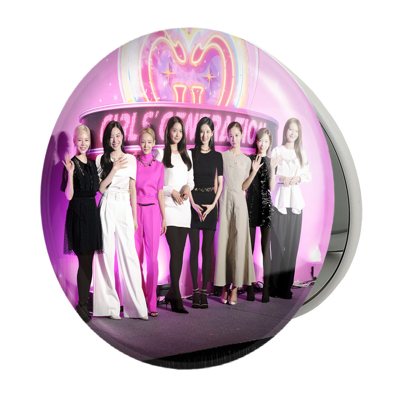 آینه جیبی خندالو طرح گروه گرلز جنریشن Girls Generation مدل تاشو کد 21776 