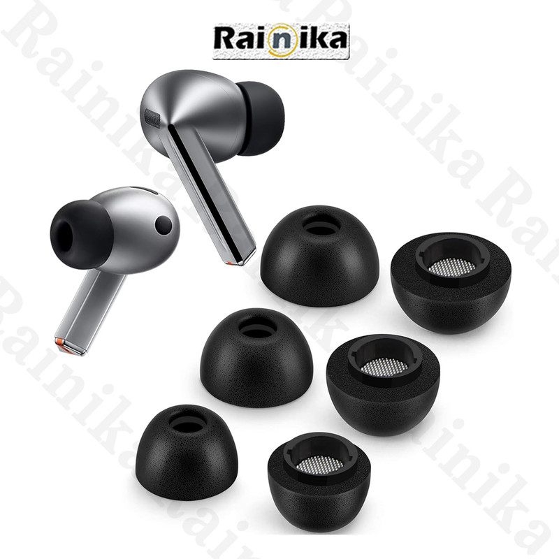 سری هندزفری رینیکا مدل Pro مناسب برای کیس هدفون سامسونگ Galaxy Buds 3 Pro / Buds 4 Pro مجموعه 6 عددی