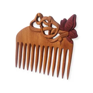 شانه مو مدل چوبی جان منی