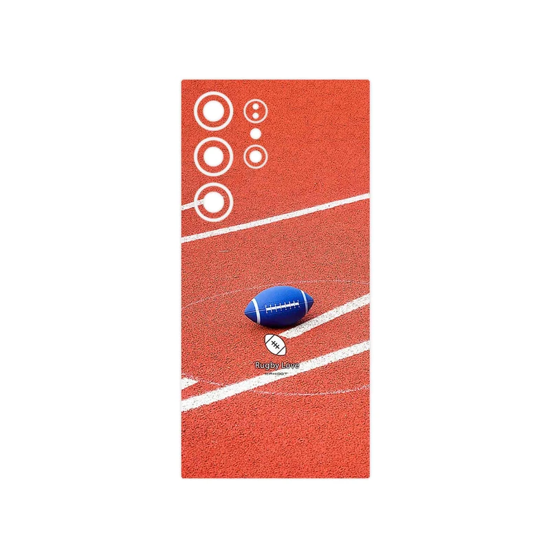 برچسب پوششی ماهوت مدل Rugby football مناسب برای گوشی موبایل سامسونگ Galaxy S24 Ultra