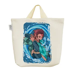 ساک خرید خندالو مدل انیمه شیطان کش Demon Slayer کد 5365