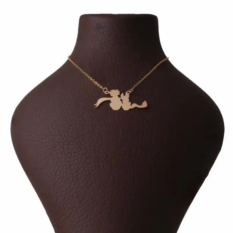 گردنبند طلا 18 عیار زنانه مدل شازده کوچولو