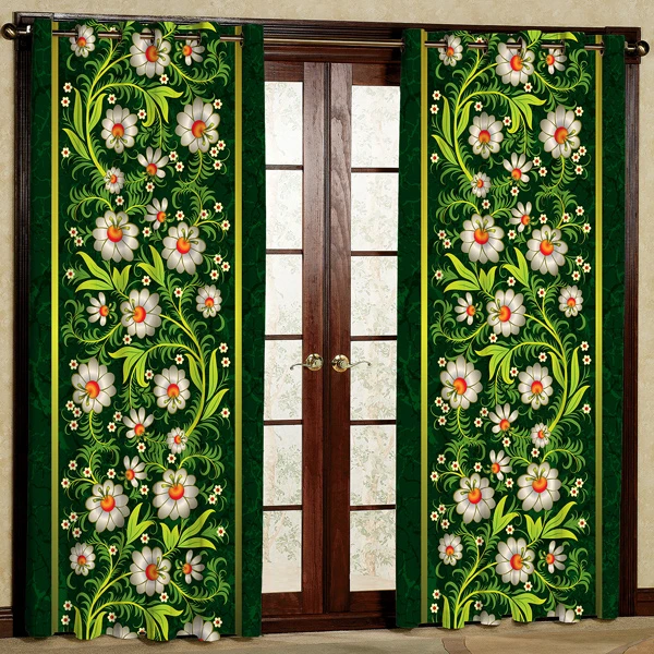 پرده مدل مخمل پانچی کد 7719 سایز  280x140 سانتی متر