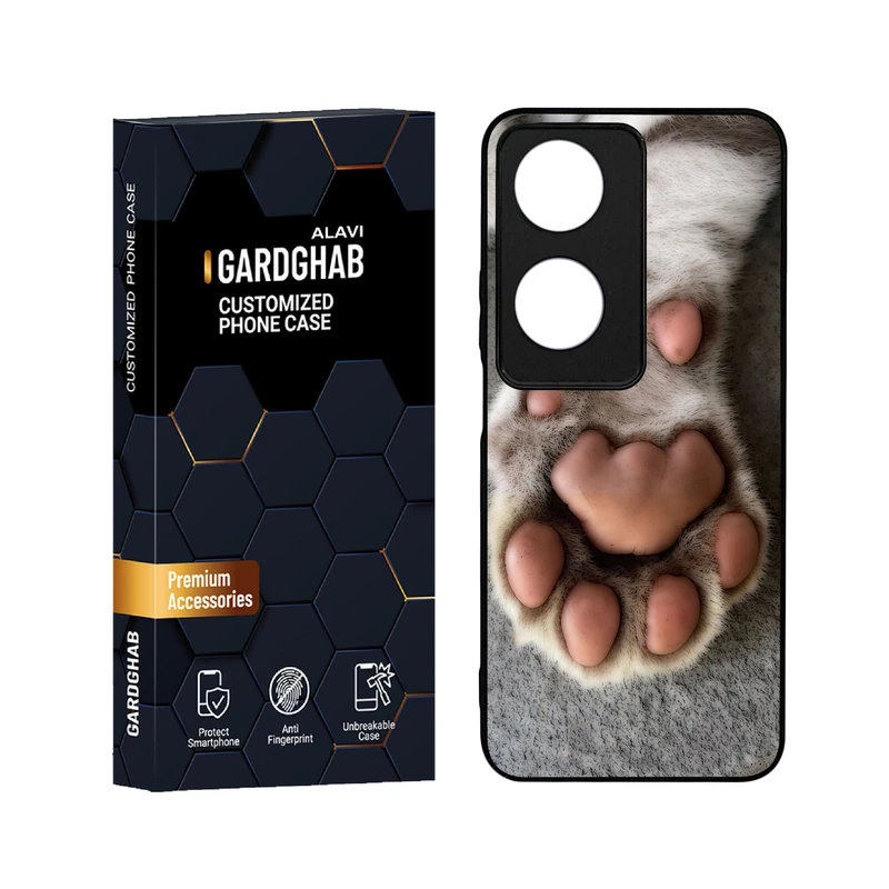 کاور گارد قاب علوی مدل دور ژله ای هنری مناسب برای گوشی موبایل آنر X7B 4G