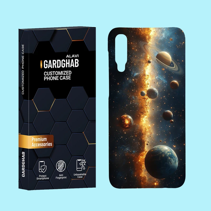 کاور گارد قاب علوی مدل کهکشان مناسب برای گوشی موبایل سامسونگ Galaxy A50 / A50s / A30s