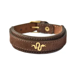 دستبند طلا 18 عیار مردانه فرشته طرح مار کد UBCHL0012-0011