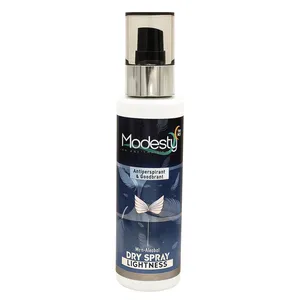 اسپری دئودورانت زنانه مادستی مدل Lightness حجم 125 میلی‌لیتر