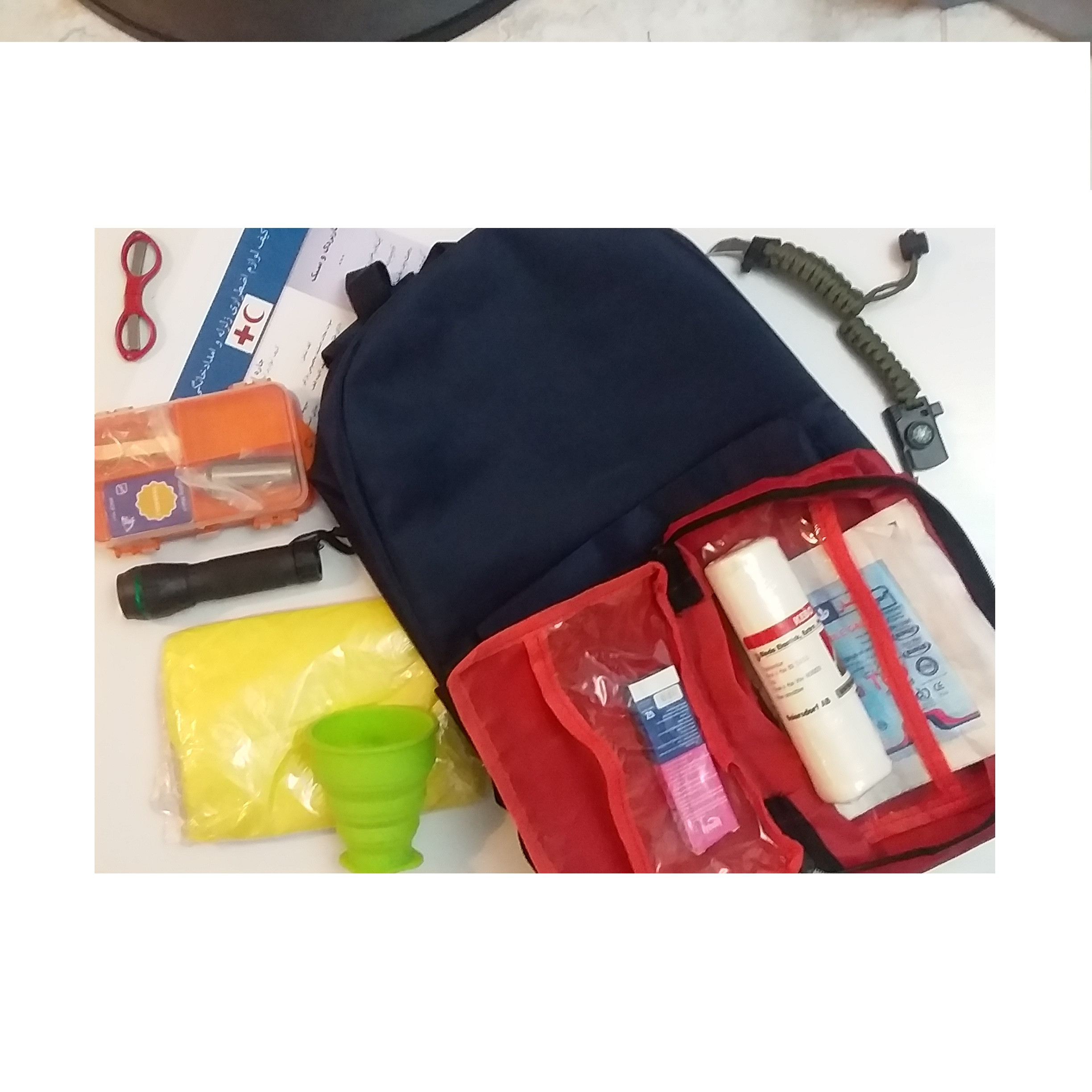 کیف کمکهای اولیه مدل IC01 کوله مخصوص زلزله