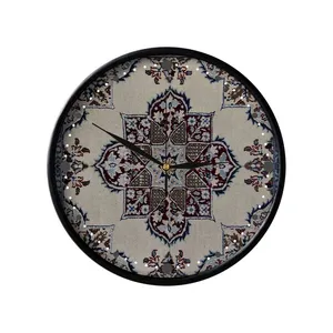 ساعت دیواری مدوپد طرح قالی بیجار مدل C-bijar-M80